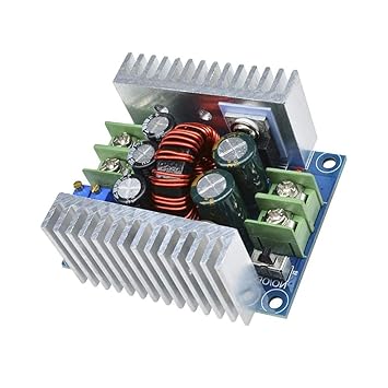 Haibing 300W 20A DC-DC Buck Converter Step Down Module DC 6-40V to DC 1.2-36V Adjustable Voltage Constant Current Module Electrolytic Capacitor