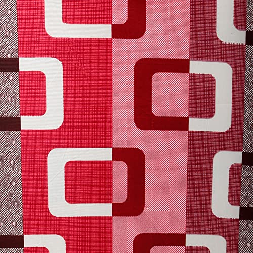 Image of Washing Machine Cover for Top Load 5kg to 7.5kg | Light Weight Dustproof Cover with Zip Enclosure | Geometric Fully Automatic Washer Protector for Indoor Outdoor Use | Size 23x23x35 Inch