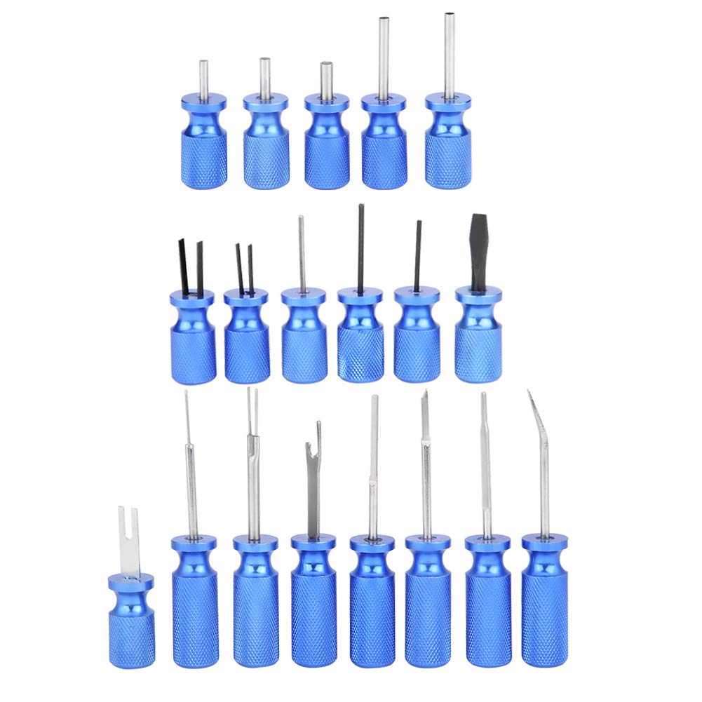 Kit de Extracción de Terminales de Conector Eléctrico con Cromado Apto para, y Más
