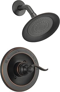 Delta Windemere 14 Series Shower Faucet Set, Oil Rubbed Bronze Shower He...