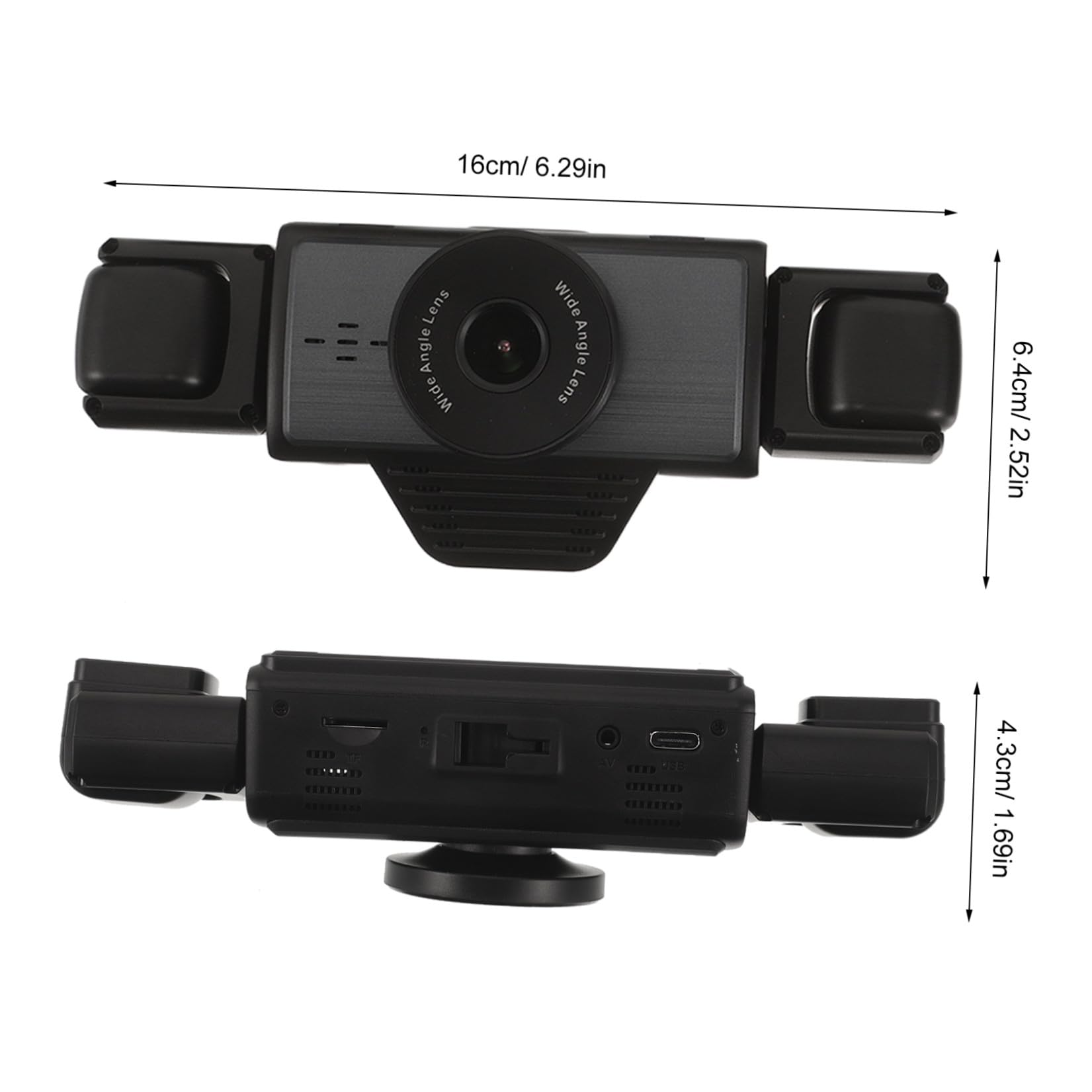 TOYANDONA Videoregistratore Auto a 2k, Wifi, Visione Notturna Infrarossi | Registrazione Automatica in Ciclo, Copertura su Strada, Struttura Abs Nera, per Auto in Viaggio