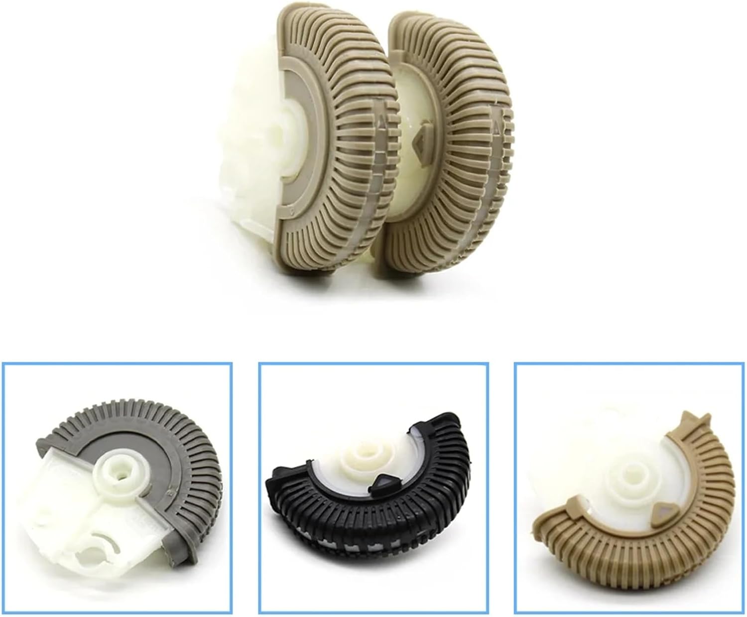 W211 Rear Air Conditioner Ac Vent Rolling Wheel Control Roller Knob Compatible for Benz E Class 2003-2008 E200 E230 E260 E280(Beige Rear)