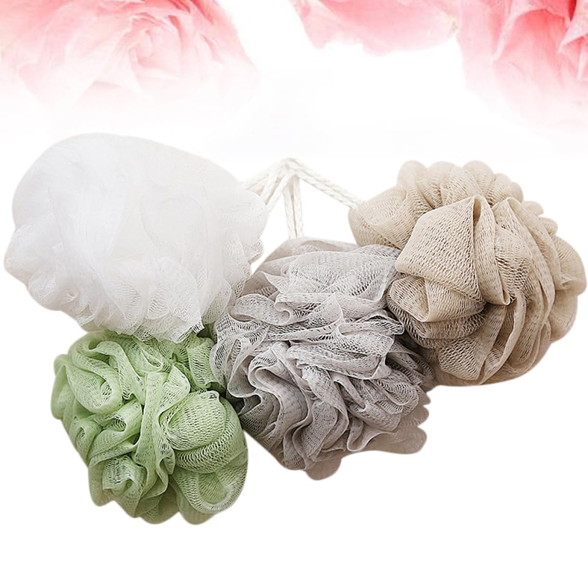 FRCOLOR 2 Sets Praktisches Bade-duschschwamm-set Großes Zum Peeling Reinigen Der Haut 8 Stück * 2