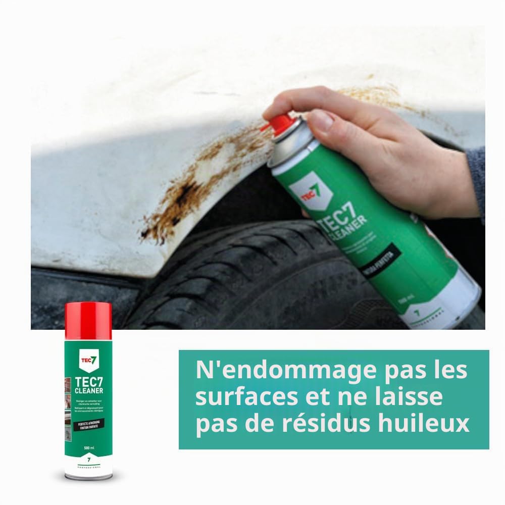 Tec7 Cleaner - Nettoyant et dégraissant universel - Tec7-0,5 L - Aérosol