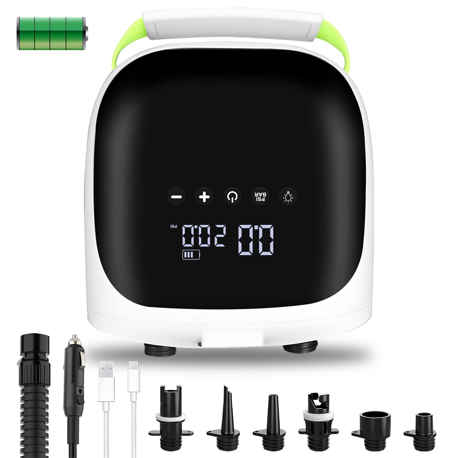 Gonfleur Electrique B STOCK RYBO Thames Elektrische 12V SUP Luftpumpe Für Zelte Und Paddleboards 20P Gonfleur Pneus Voiture
