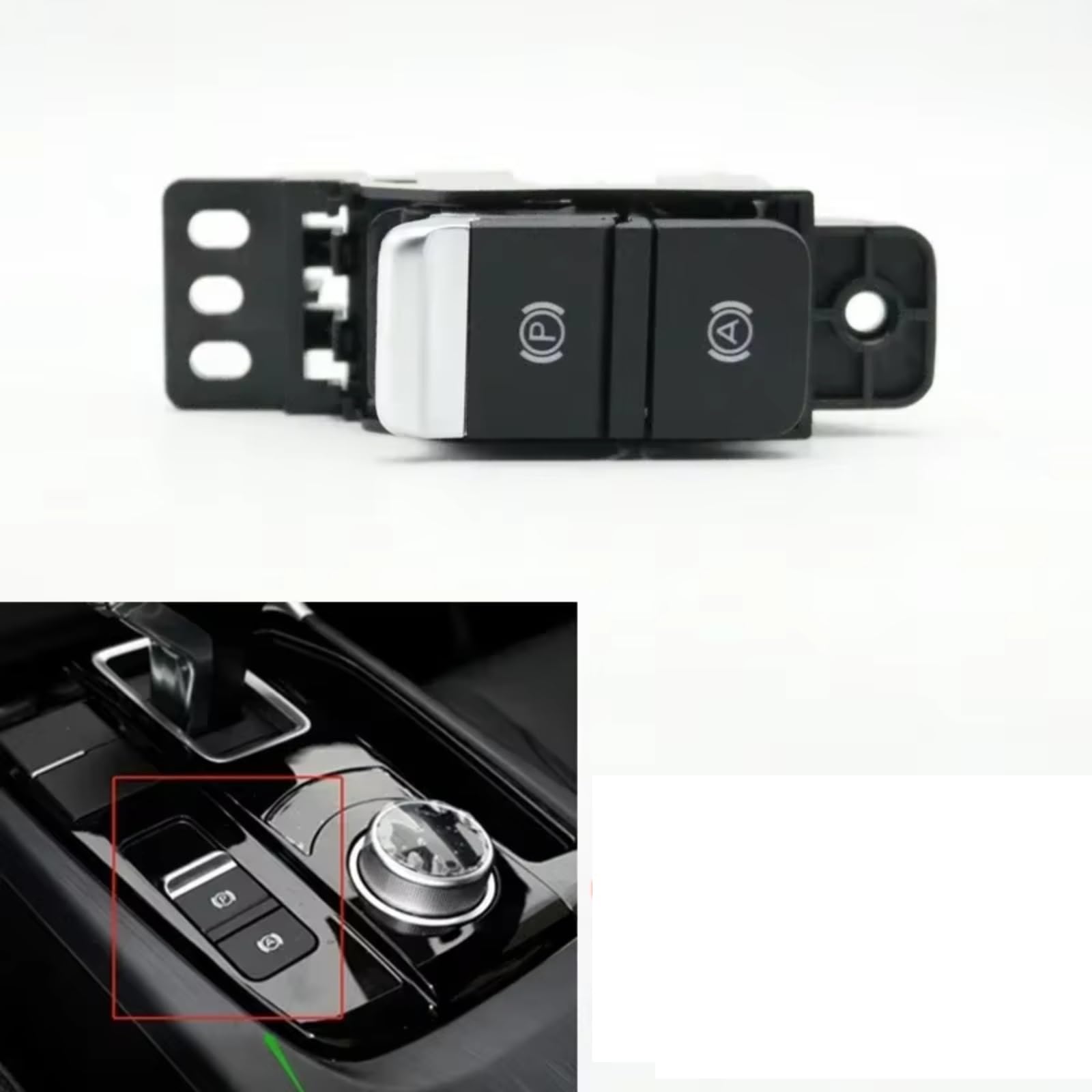 Freno Mano Pulsante Compatibile Con Great For Wall Per Poer Cannon Pao Pulsante Interruttore Freno Di Stazionamento Elettronico Set Di Ricambi Auto Kit Di Sostituzione Del Coperchio Del Cappuccio