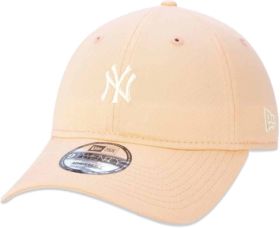 BONE 9TWENTY STRAPBACK ABA CURVA MLB NEW YORK YANKEES SWEET WINTER COLORED STRAPBACK ROSA New Era