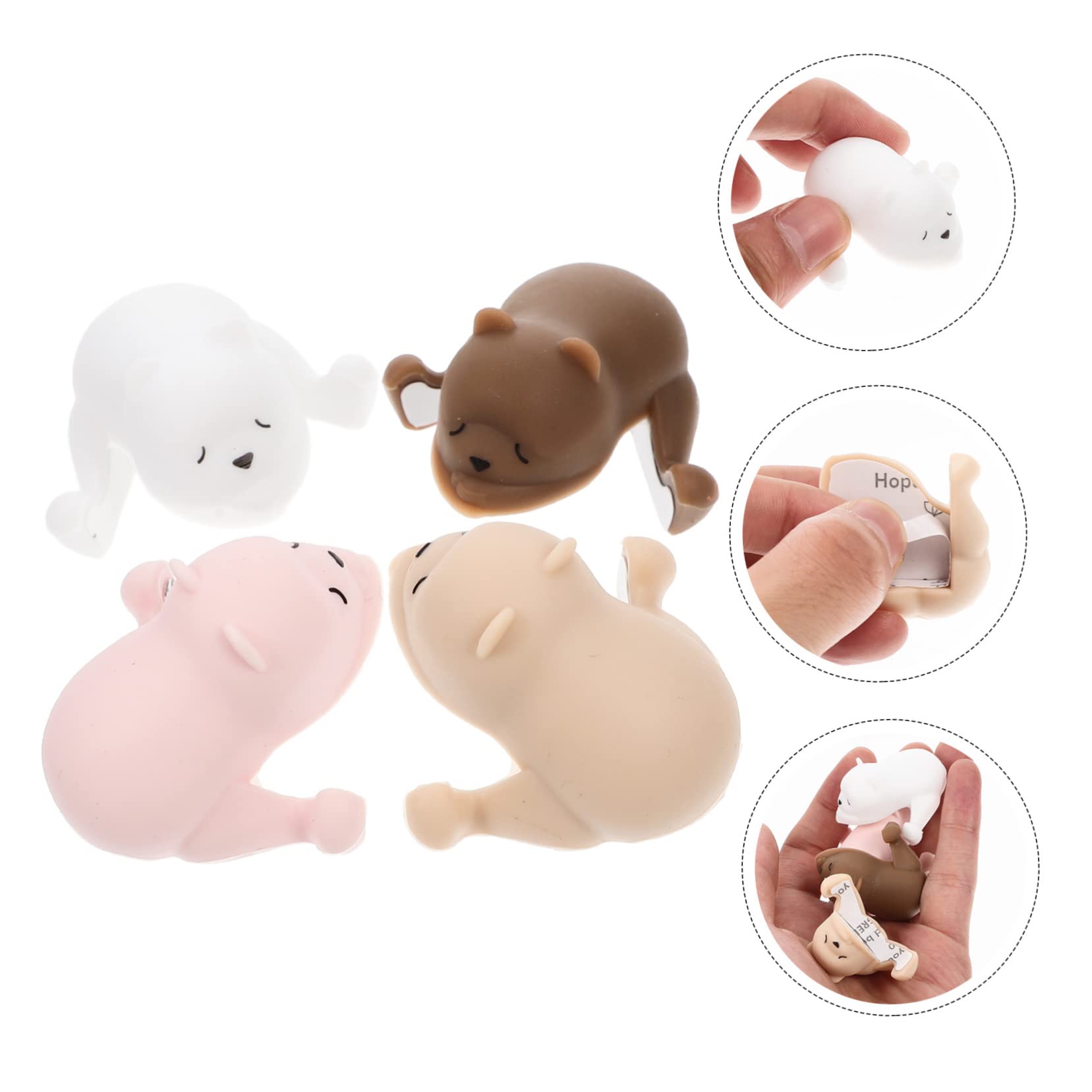 Protection D’Angle en Silicone 4 Pièces, Motif Animal