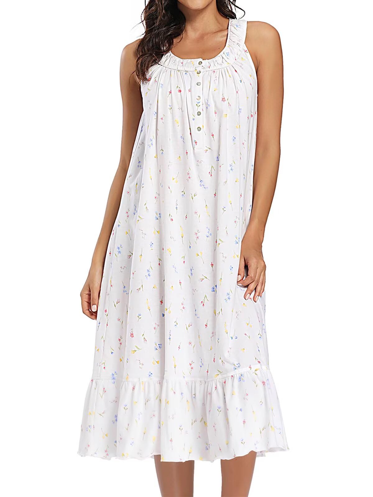 FMIRREO Cotton Nightgown for Women