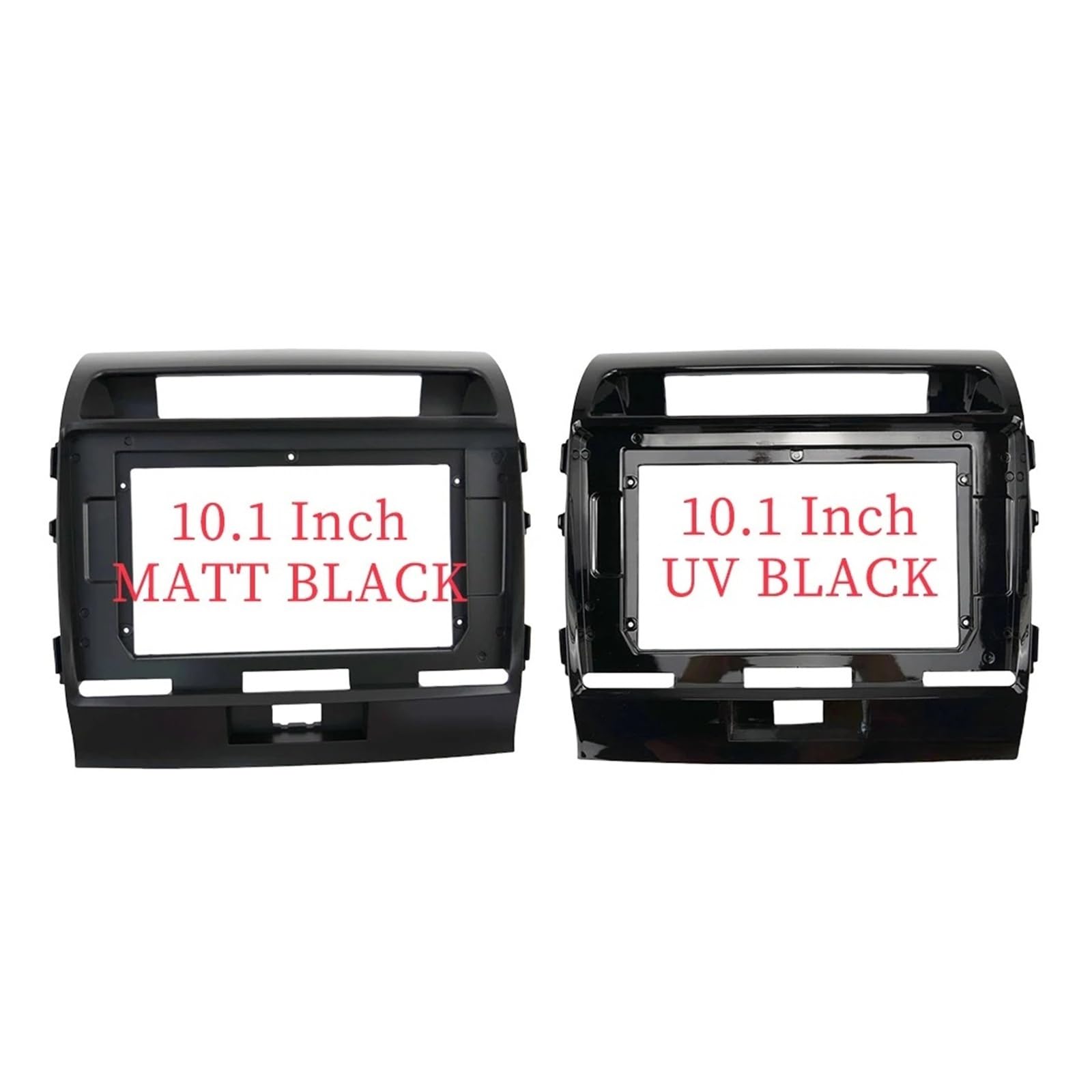 Radio Panel Set 101 Pulgadas Para Toyota Para Land Para Cruiser 200 LC200 2006-2015 Marco Coche Adaptador Fascia Android Radio Dash Kit Panel Ajuste Fascia Marco