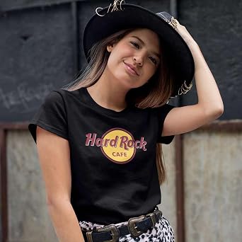 Hard Rock Ladies Classic Black New Logo, Las Vegas Strip, XX-Large