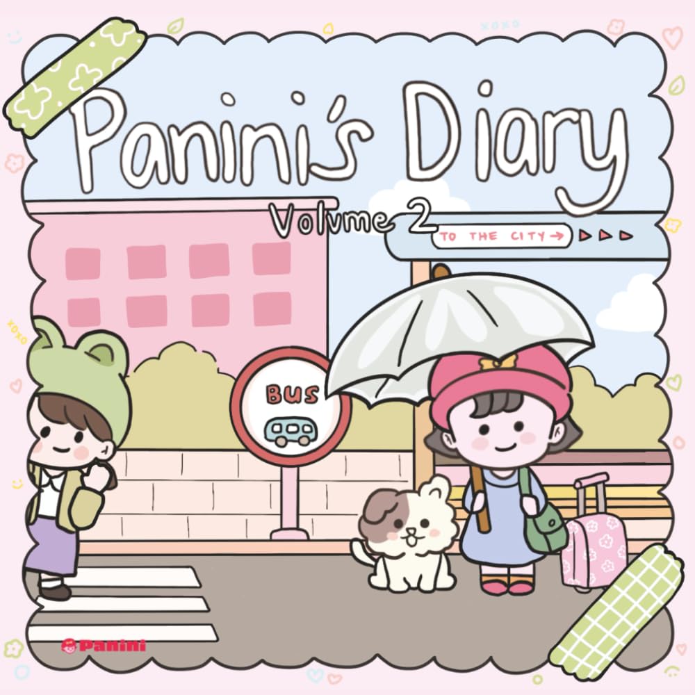Panini's Diary Volume 2: A Cute & Cozy Coloring Book Featuring Friendship, City Adventures, Adorable Animals, and Sweet Everyday Moments | 30 Fun Coloring Pages | For Kids Ages 7+