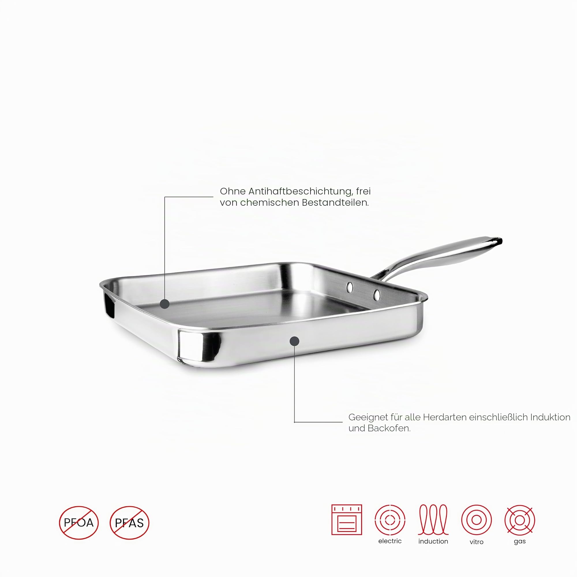 IBILI 653228 Grill, Edelstahl