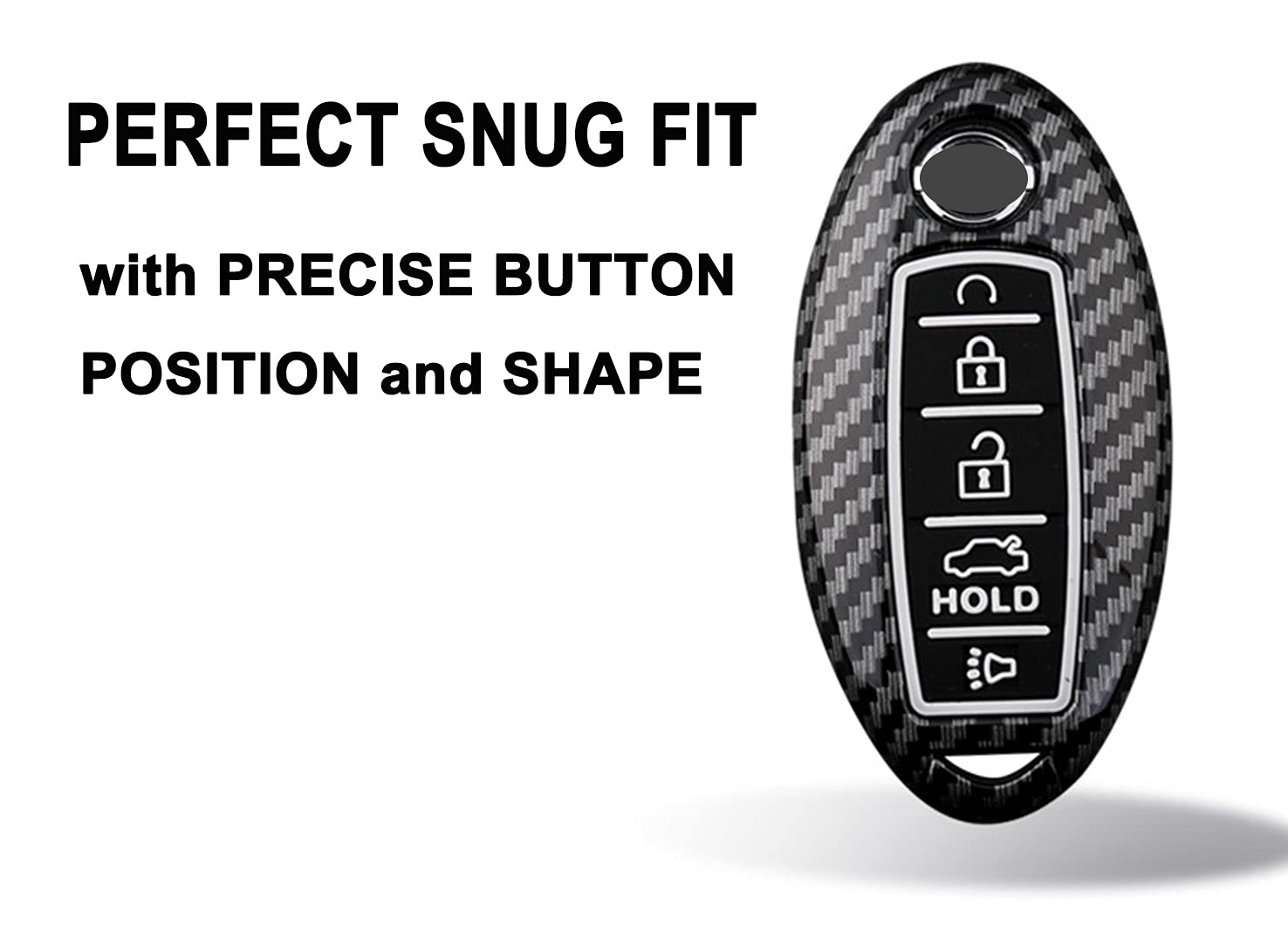 Fit Nissan Altima Murano Sentra Rogue 5 Button Remote TPU Key Fob