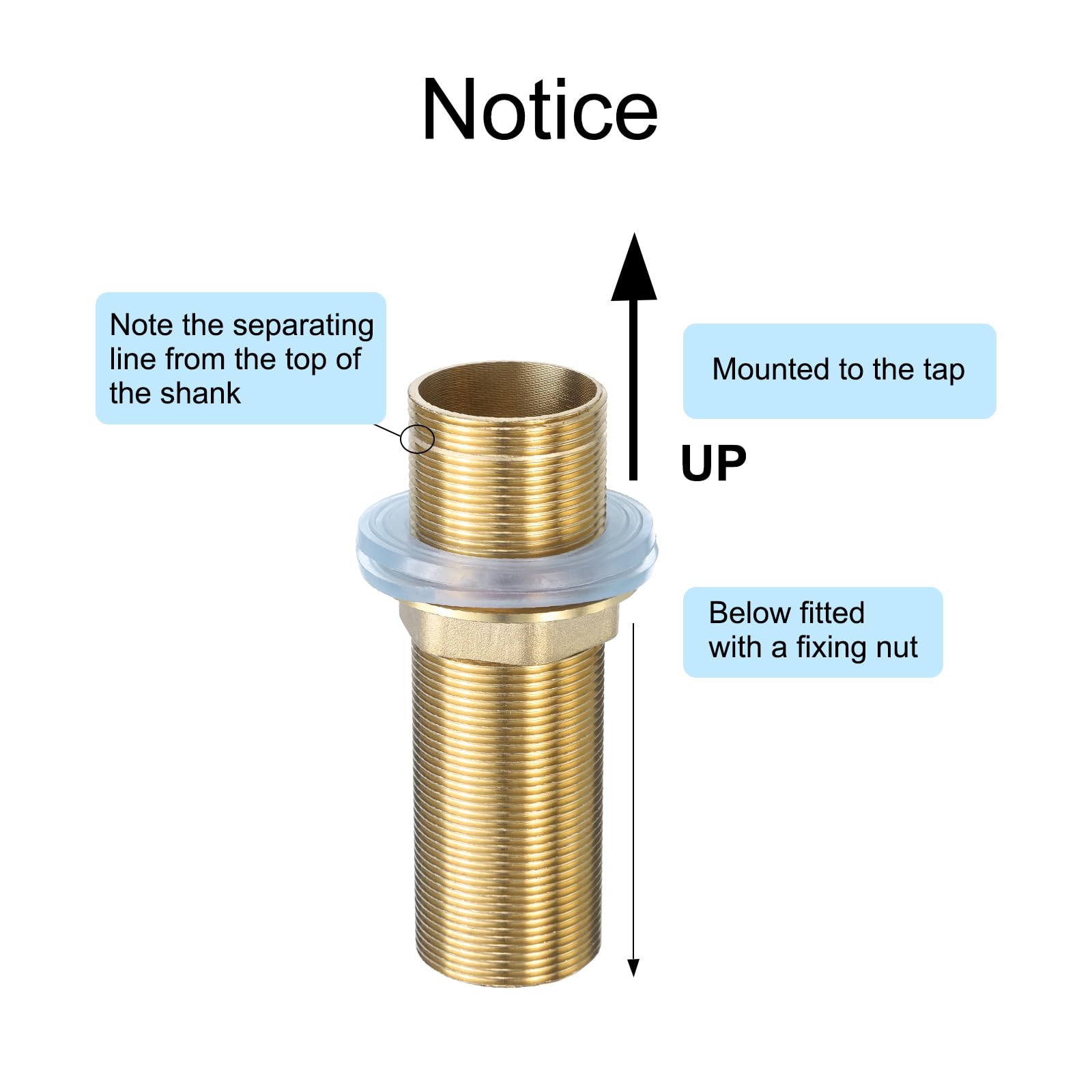 uxcell 1 Pcs Faucet Extension Tubes - Image 4
