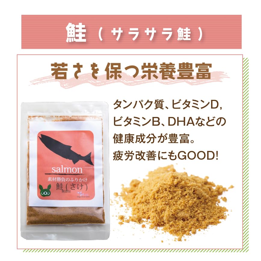 Amazon | 犬・猫用 無添加 ふりかけ(素材勝負のふりかけ) 鮭 | ドッグ
