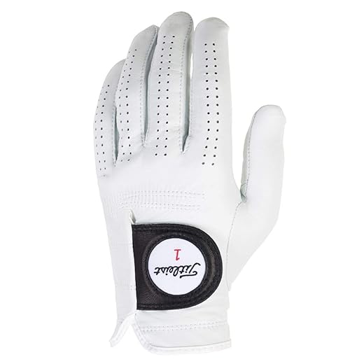 Titleist Players Men's Golf Glove Left Pearl , Cadet Small