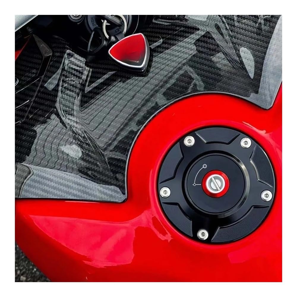 Tappo carburante moto Per STREETFIGHTER/Per PANIGALE V4/V4S/V4R V2 Tappo Serbatoio Carburante Per Motocicletta Coperchio Airbox Con Bloccaggio A Benzina Parti Di Ricambio
