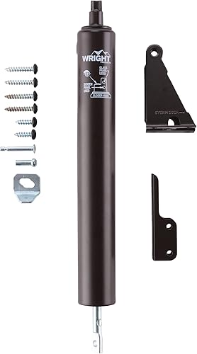 Wright Products V820AFB Pantalla neumática ligera y cierrapuertas de tormenta Florida Bronze