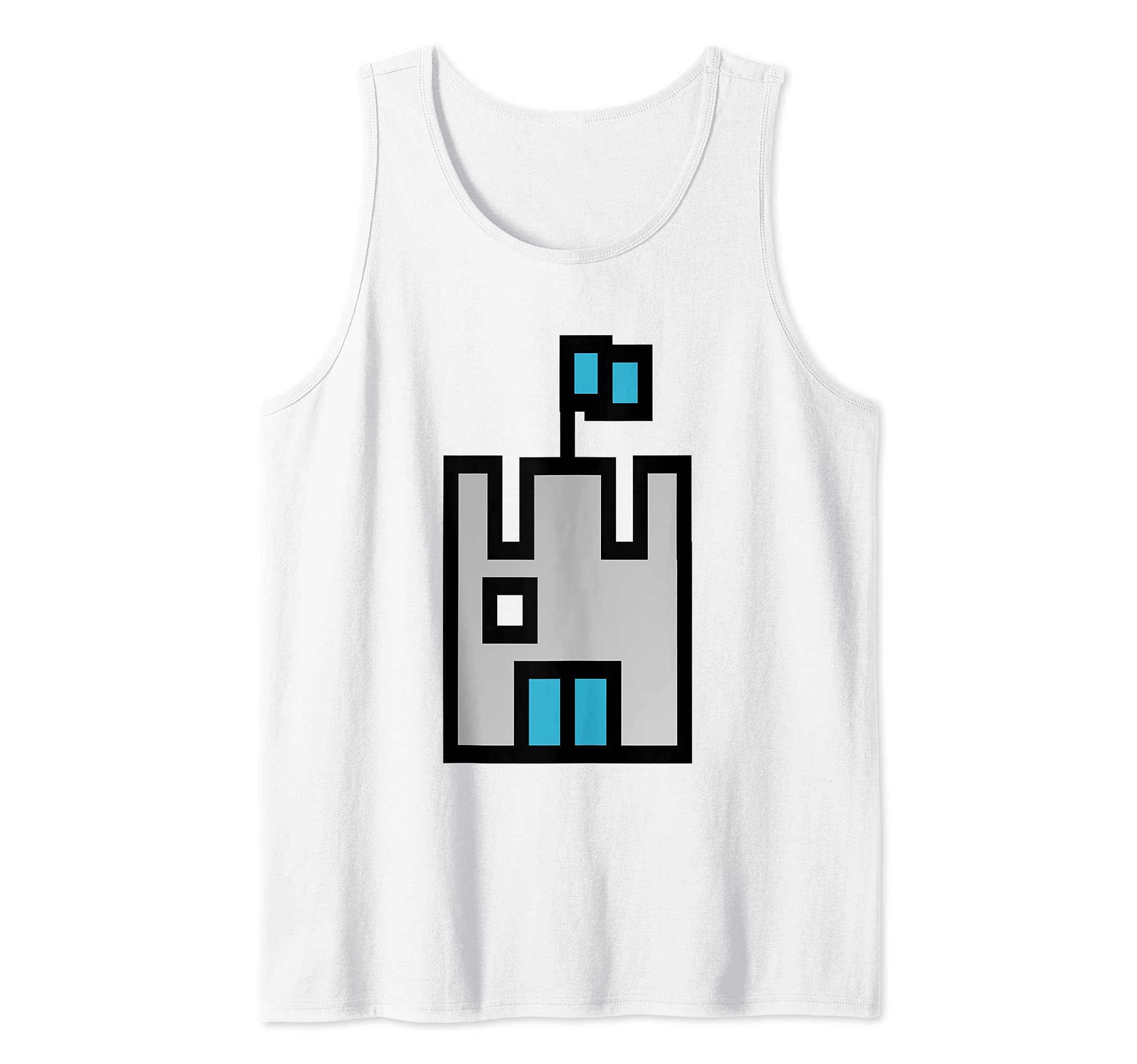 Video Game Castle Tank Top, White