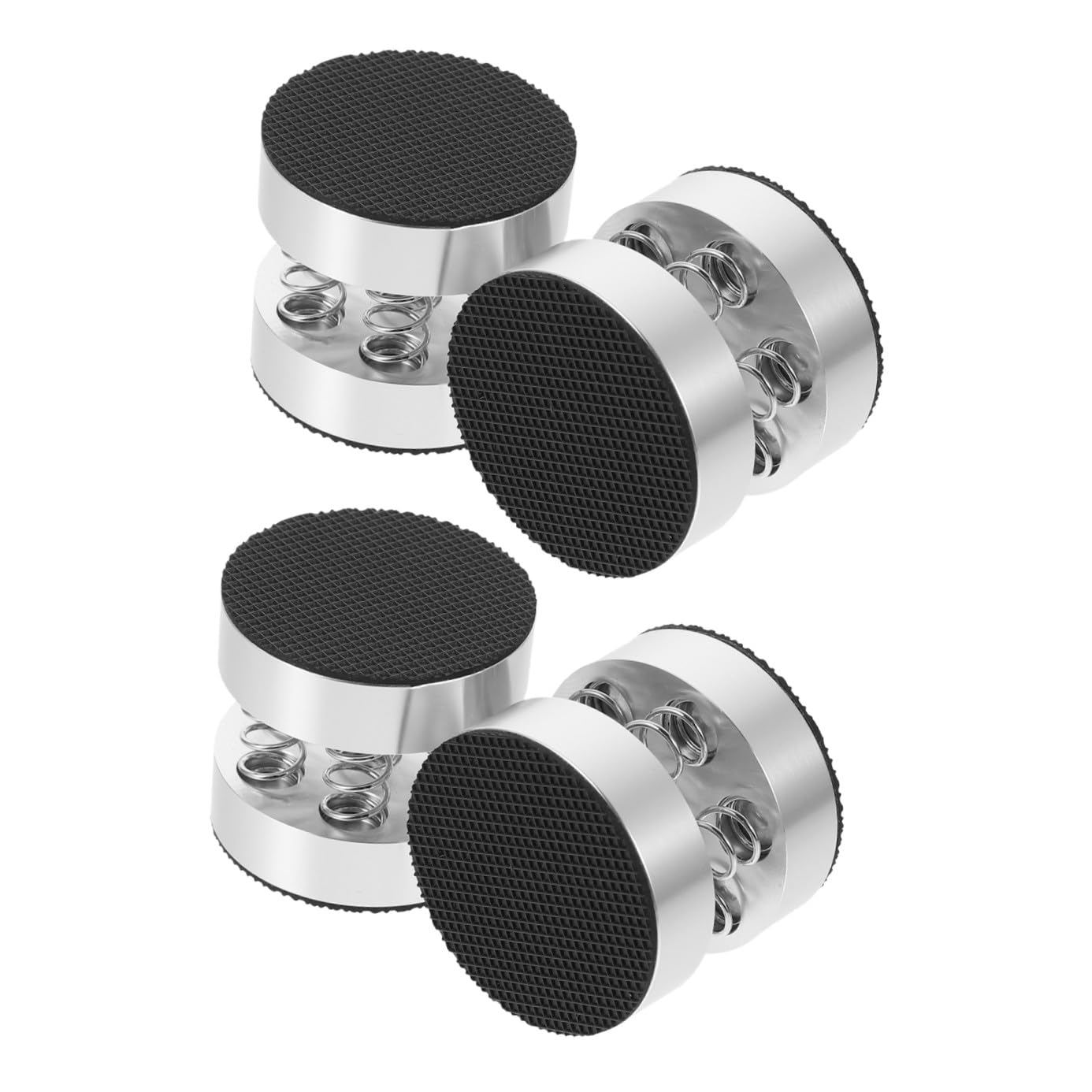 Piedini Antiscivolo a Molla per Altoparlanti Hifi, Supporti Ammortizzatori in Lega di Alluminio e Gomma, 4 Pezzi per Speaker Smart su Desktop e Ktv