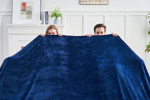 Miniatura 9 de Manta de forro polar extragrande King de 120 x 120 pulgadas, una manta gigante sin costuras para familias, parejas y amigos, manta suave extra