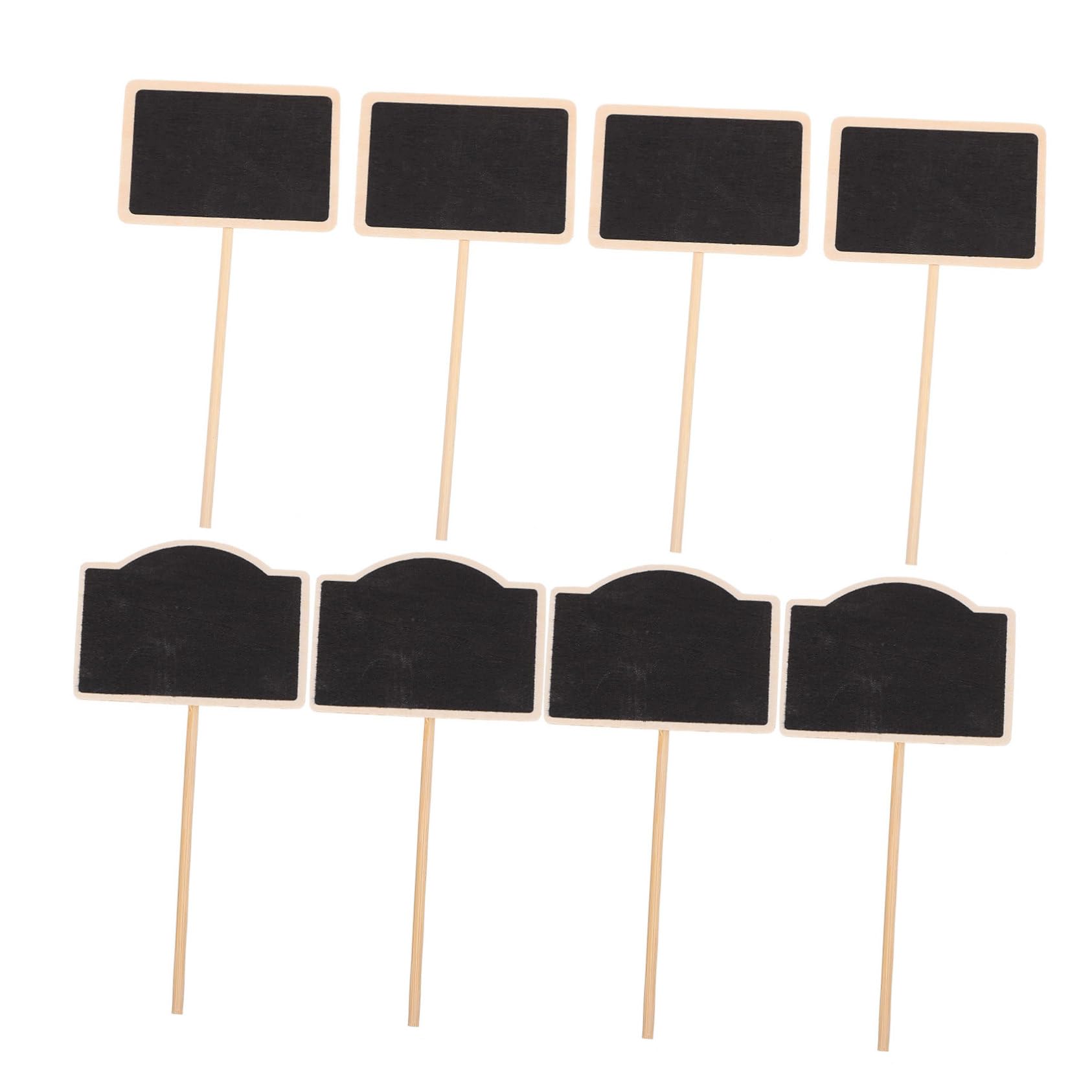 Abaodam 20pcs Mini Chalkboard Picks Reusable Plant Tags for Garden Decoration Versatile Signs for Weddings Parties and Home Use and Garden Markers