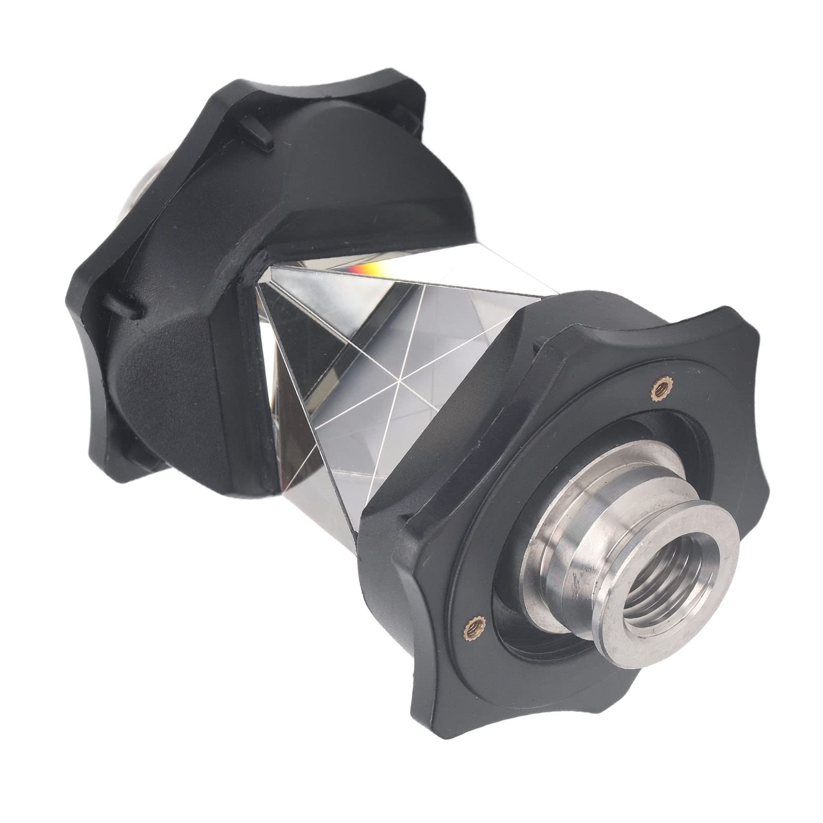 Prisma 360°, 23.1mm Constante 360 Grados Estación Total Prisma Reflecto para Trimbler, Seguimiento Automático Mini Prisma Reflector Kit de Sistema de Prisma para Topografía