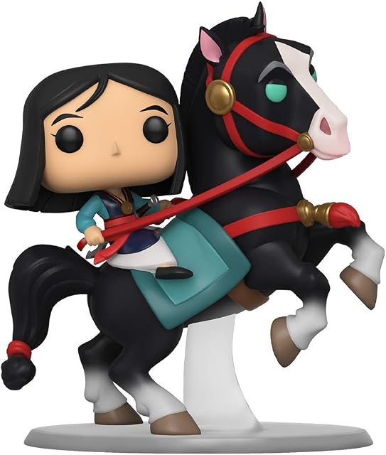 Funko 45324 POP Rides Mulan on Khan Collectible Toy, Multicolour