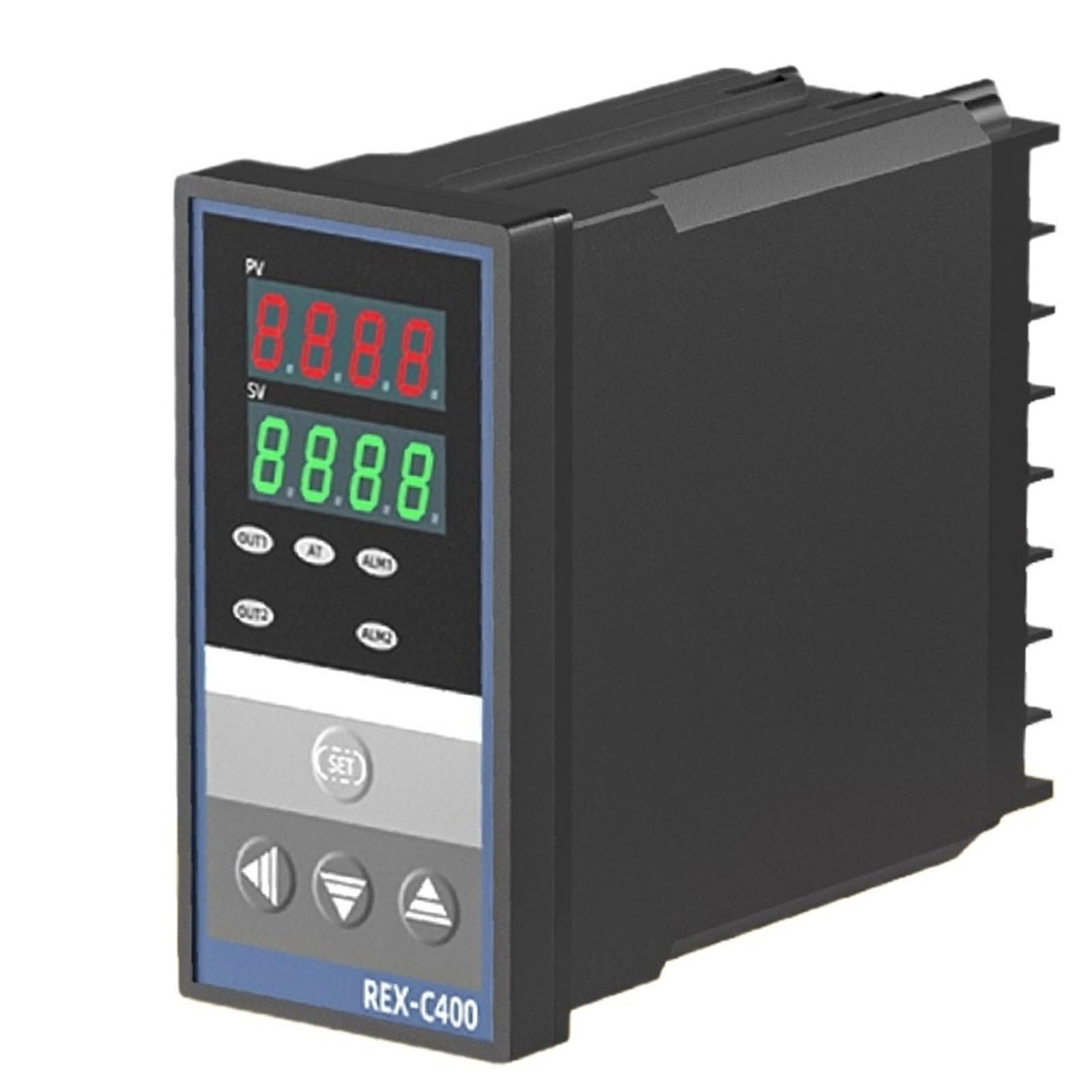 1pcs REX-C400 PID Controller Digital Temperature Control Thermostat SSR Output K Type Thermocouple Industrial Panel Mount(C400 VAN)