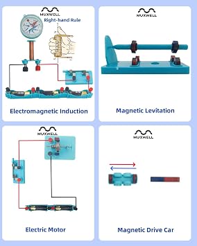Electricity Circuit and Magnetism Experiment Kits, Electromagnetism Elementary Electronics, Various Electrical and Electromagnetic Experiments, Circuit kit