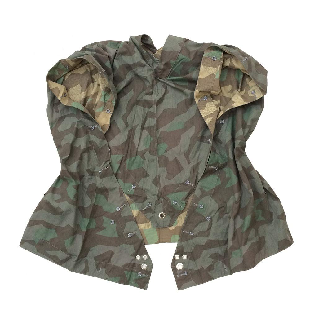 希少 40s WW2 ドイツ軍 スプリンターカモ 迷彩 テントシート ポンチョ 希少 40s WW2 ドイツ軍 スプリンターカモ 迷彩 テントシート