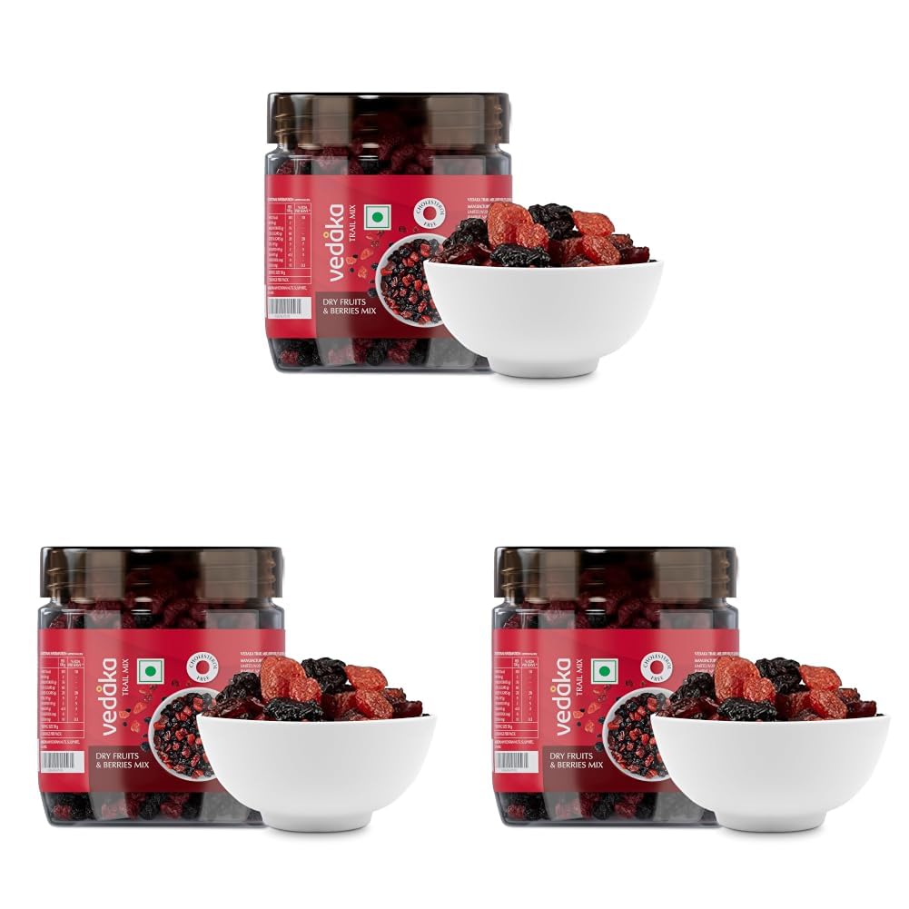 Amazon Brand - Vedaka Berries Mix | 200 g | Blueberry, Strawberry, Cranberry and Black Currant | Healthy Snacking (Pack of 3)-image-7