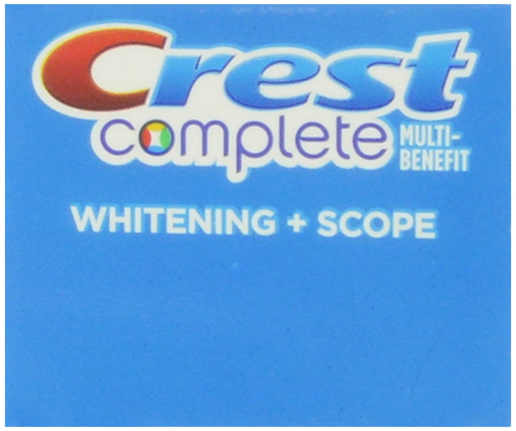Crest Complete Whitening Plus Scope Minty Fresh Toothpaste, 6.2-Ounce (Pack of 3)