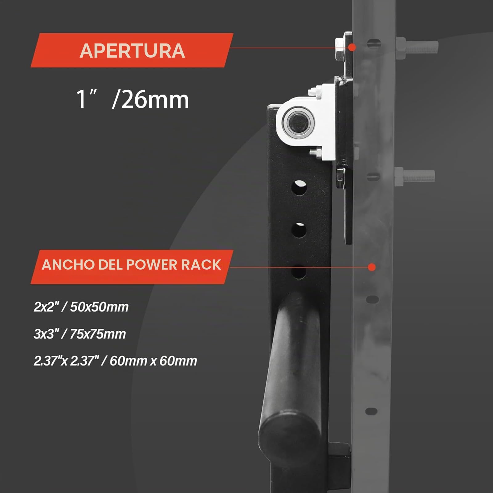 AHTAPFON Equipo para extensión y flexión de piernas Sentado, máquina de extensión de piernas Ajustable, Apta para añadir Discos de Peso de 2 Pulgadas, Espuma Espesa, diámetro 12 cm