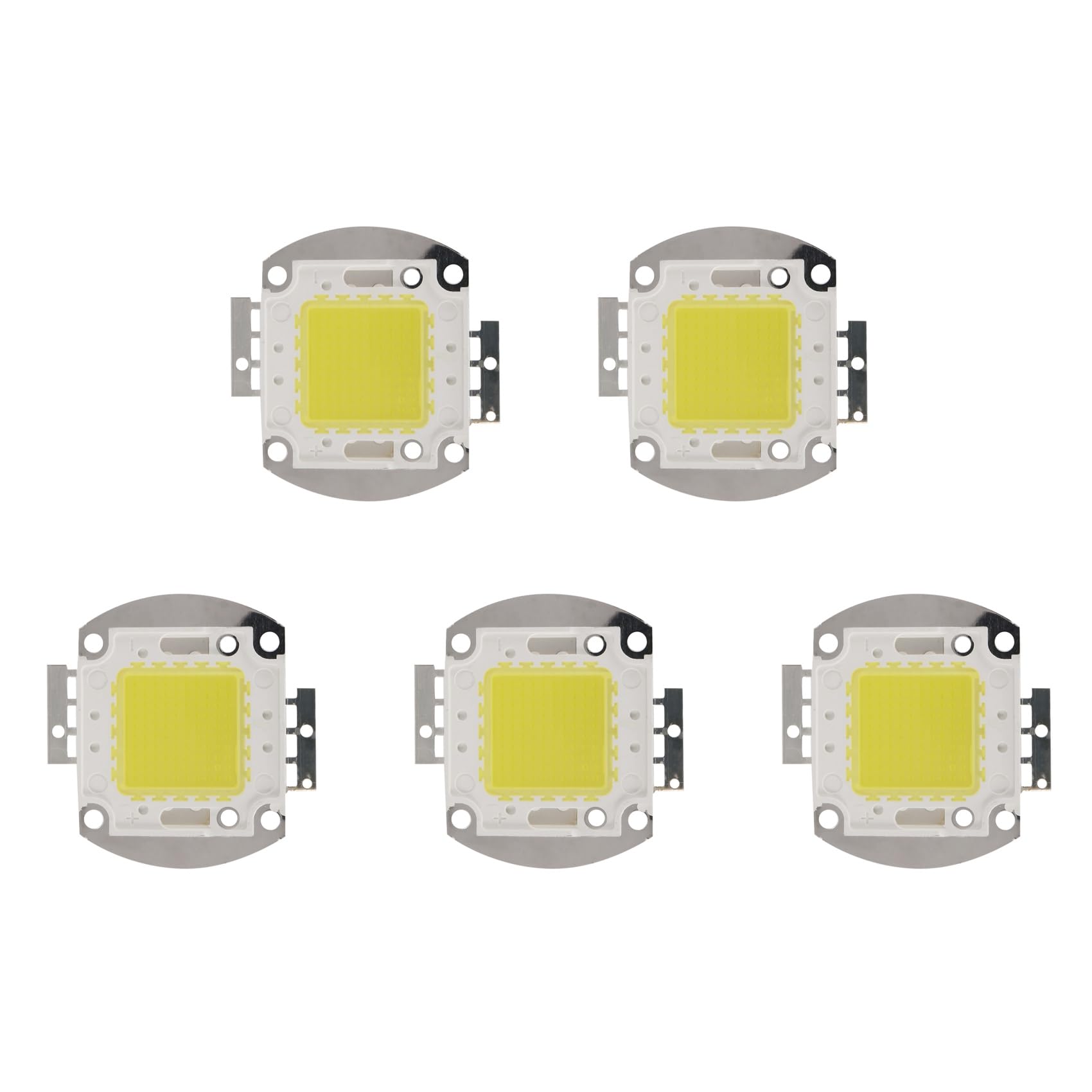 Hndhbfgrt 5X DC 32-34V 100W 7500 6500K High Power the LED Power Indicator Light Chip - White
