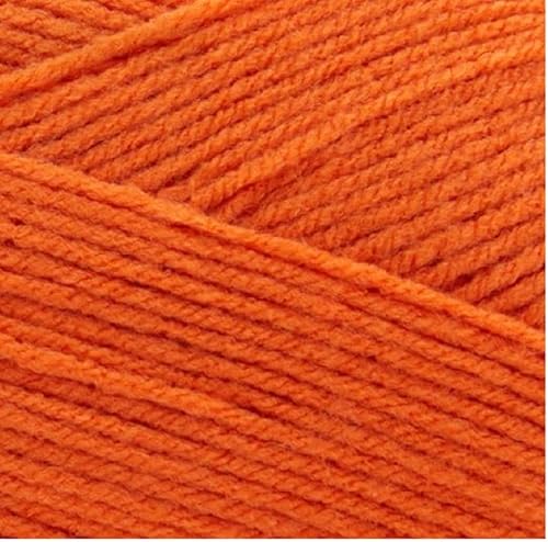 Miniatura 3 de Premier Yarns - Ovillo de lana Basix DK, 3.5 onzas, peso #3 ligeroDK, paquete de 3 unidades con marcadores de puntada Bella's Crafts (naranja)
