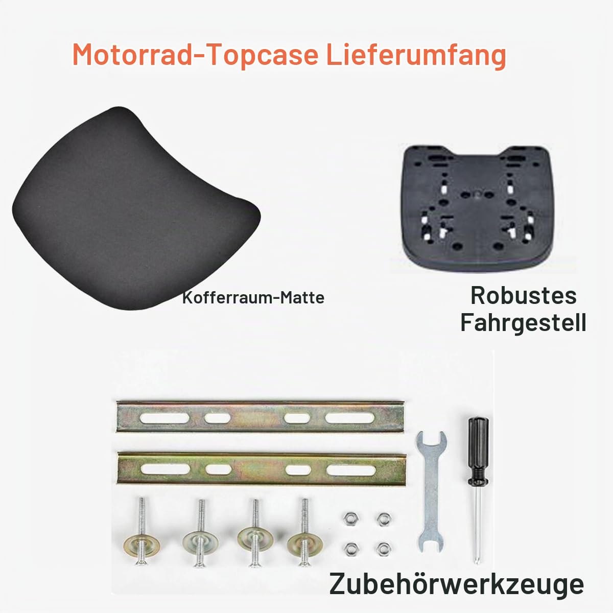 Motorradkoffer Topcase, Topcase Für Roller, Wasserdicht Motorrad Heckbox-mit Installieren Platte & Rückenkissen, Für Lager Helm Großes Gepäck (Farbe : Blau, Größe : 41x40x30cm)