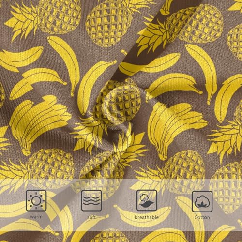 Little Girls' Soft Cotton Underwear Kids Breathable Comfort Pineapple Banana Panties Briefs Toddler3