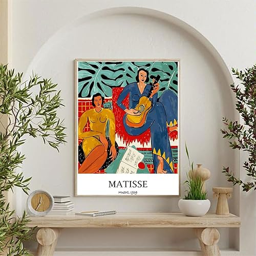 Miniatura 2 de DoMyArt Kit de pintura acrílica por números para adultos, pintura de fama mundial, 16 x 20 pulgadas (música)