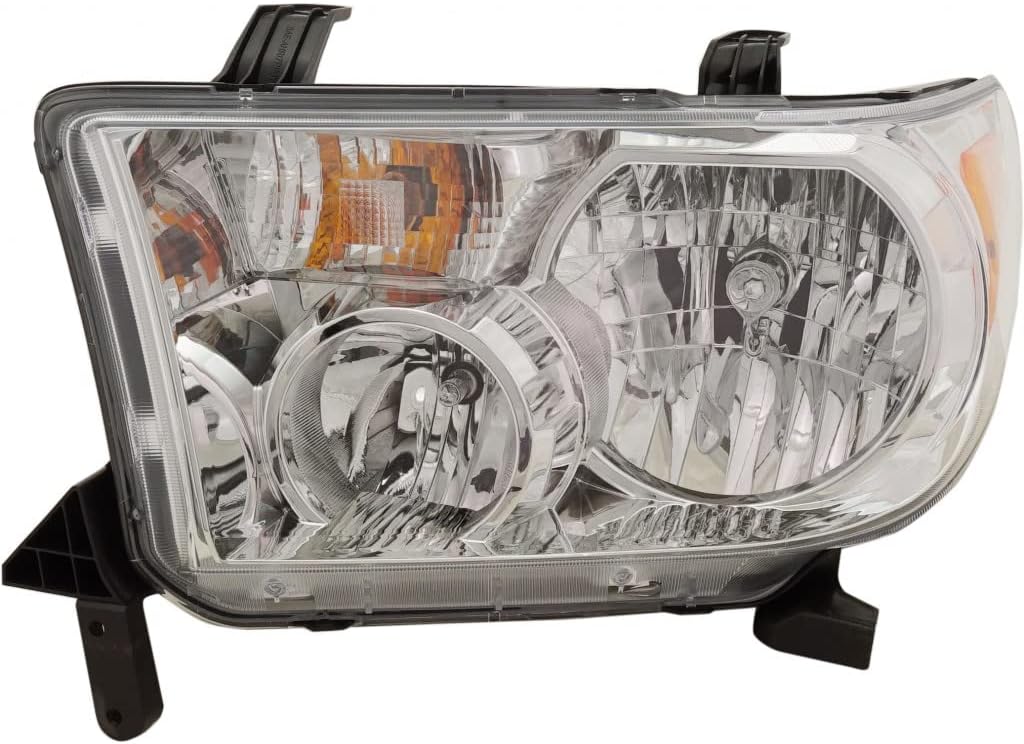 For Toyota Tundra Headlight Assembly 2009 10 11 12 2013 Pair Driver and Passenger Side w/Level Adjuster DOT Certified For TO2502194