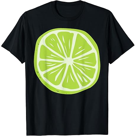 Lime Halloween Costume T-Shirt Lime Green Fruit Salad Men Women Couples