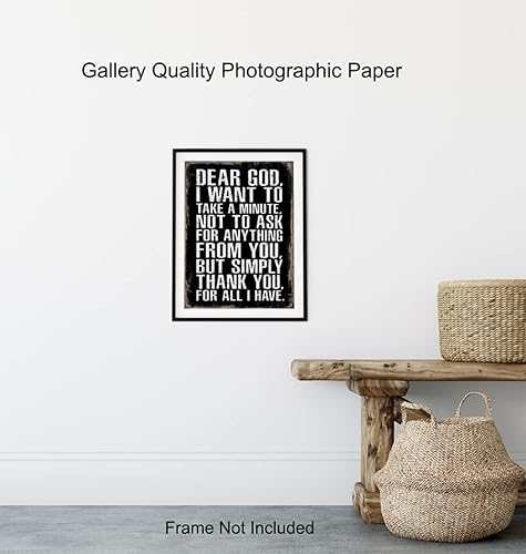 Miniatura 8 de Religious Wall Art For Men 11x14 - Christian Quotes Wall Decor - Bible Verse Wall Decor - Christian Gifts for Men - Catholic Gifts - Scripture Wall