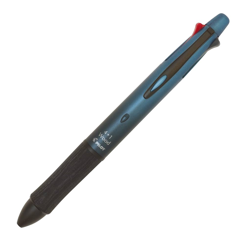 筆記具 PILOT 4+1 WOOD Gradation-blue Amazon | 限定 4+1ウッド/Wood 【グラデーションブルー】多機能