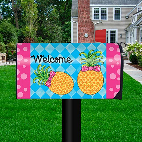 Pineapple Welcome Spring Mailbox Cover Standard Briarwood Lane #TOP2