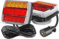 Vista 18 de Nilight Señales de Giro LED, Luces de Freno Traseras y de Marcha de 1157 Contactos Dobles Enchufe y Funciona para Harley Davidson Dyna Sportster
