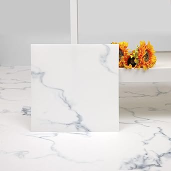 Peel and Stick Floor Tile, Vinyl Flooring, Self Adhesive Floor Tile for Update Bathroom, Kitchen
