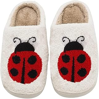 Dachshund Dog Slippers For Women Men Cute Animal Cartoon Ladybug Butterfly Cat Slippers Slides Memory Foam Slip On House Shoes