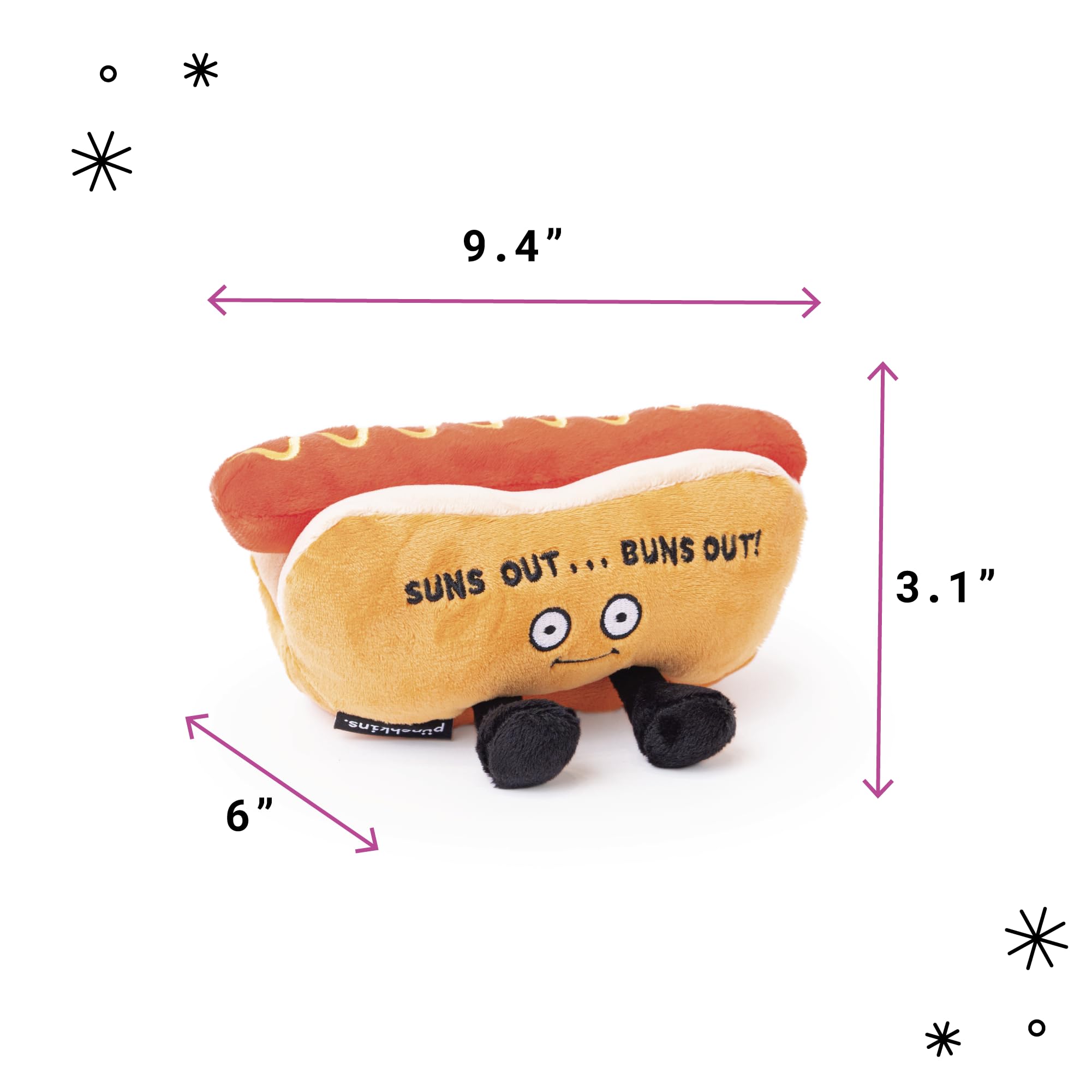 Amazon.co.jp: パンチキンズ ぬいぐるみ ホットドッグ Suns OutBuns