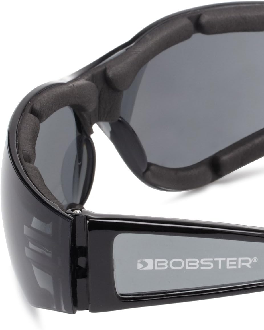 Bobster Shield 2 Sunglasses, Black Frame/Smoked Lens, One Size